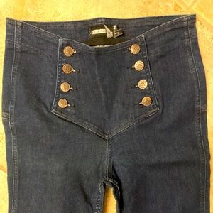 De Chemin High Waisted Skinny Sailor Jeans